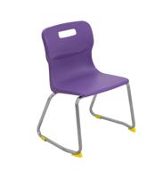 Titan Skid Base Chair Size 3 Purple