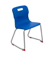 Titan Skid Base Chair Size 4 Blue