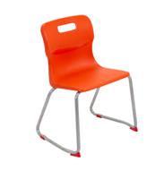 Titan Skid Base Chair Size 4 Orange