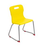 Titan Skid Base Chair Size 4 Yellow
