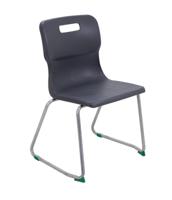 Titan Skid Base Chair Size 5 Charcoal