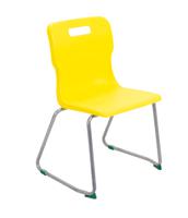 Titan Skid Base Chair Size 5 Yellow