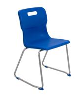 Titan Skid Base Chair Size 6 Blue