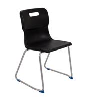 Titan Skid Base Chair Size 6 Black