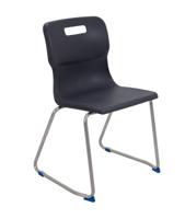 Titan Skid Base Chair Size 6 Charcoal