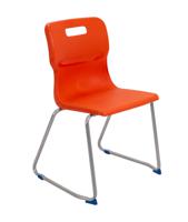 Titan Skid Base Chair Size 6 Orange