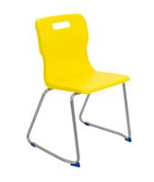 Titan Skid Base Chair Size 6 Yellow