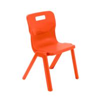 Titan One Piece Chair Size 4 Orange