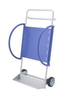 Titan Chair Trolley Silver/Blue
