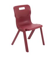 Titan One Piece Chair Size 5 Burgundy
