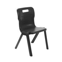 Titan One Piece Retold Chair Size 5 Recycled Black