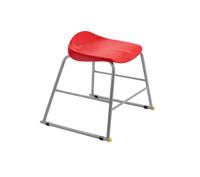 Titan Stool Size 3 Grey Frame Red