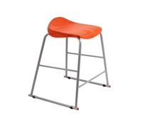 Titan Stool Size 4 Grey Frame Orange