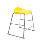 Titan Stool Size 4 Grey Frame Yellow