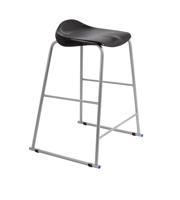 Titan Stool Size 6 Grey Frame Black