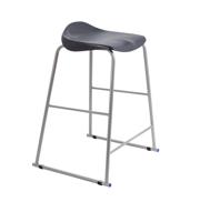 Titan Stool Size 6 Grey Frame Charcoal