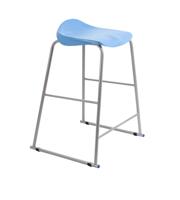 Titan Stool Size 6 Grey Frame Sky Blue