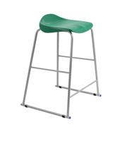 Titan Stool Size 6 Grey Frame Green