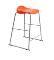 Titan Stool Size 6 Grey Frame Orange