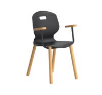 Titan Arc Wooden Four Leg Frame with Arms Size 6 Anthracite