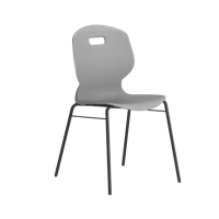 Titan Arc 4 Leg Chair with Brace Size 6 Grey