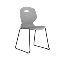 Titan Arc Skid Chair Size 6 Grey