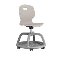 Titan Arc Community Swivel Chair Grey