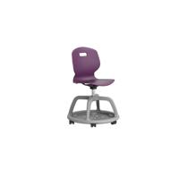 Titan Arc Community Swivel Chair Grape