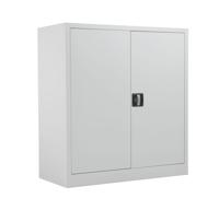 TC Steel Double Door Cupboard 1000mm White