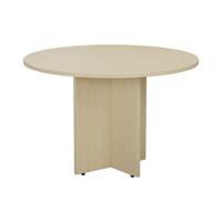 Round Meeting Table (FSC) 1100mm Maple