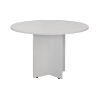 ROUND MEETING TABLE 1100MM WHITE