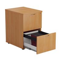 ESSENTIALS FILING CABINET 2 DRAWER BEECH