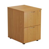 Essentials Filing Cabinet 2 Drawer Nova Oak