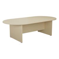 D-End Meeting Table (FSC) 2400mm Maple
