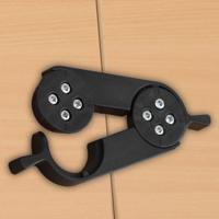 Under Desk Linking Mechanism Black (Pair)  Black