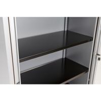 Bisley Essentials Basic Shelf With Under Shelf A4 Filing Black
