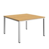 Fraction Infinity Square Meeting Table (FSC) 1200 X 1200 Sorano Oak/White