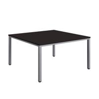 Fraction Infinity Square Meeting Table (FSC) 1400 X 1400 Anthracite/Silver