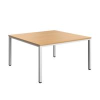 Fraction Infinity Square Meeting Table (FSC) 1400 X 1400 Ellmau Beech/White