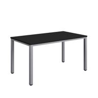 Fraction Infinity Rectangular Meeting Table (FSC) 1400 X 800 Black/Silver