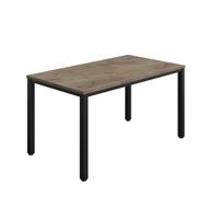 Fraction Infinity Rectangular Meeting Table (FSC) 1400 X 800 Grey Nebraska Oak/Black