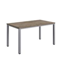 Fraction Infinity Rectangular Meeting Table (FSC) 1400 X 800 Grey Nebraska Oak/Silver