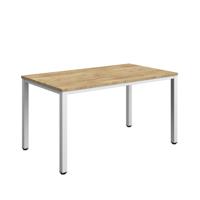 Fraction Infinity Rectangular Meeting Table (FSC) 1400 X 800 Natural Nebraska Oak/White