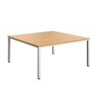 Fraction Infinity Square Meeting Table (FSC) 1600 X 1600 Ellmau Beech/White