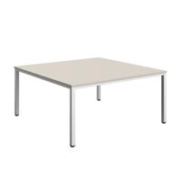 Fraction Infinity Square Meeting Table (FSC) 1600 X 1600 Grey/White