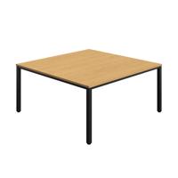Fraction Infinity Square Meeting Table (FSC) 1600 X 1600 Sorano Oak/Black