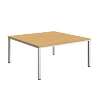 Fraction Infinity Square Meeting Table (FSC) 1600 X 1600 Sorano Oak/White
