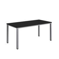 Fraction Infinity Rectangular Meeting Table (FSC) 1600 X 800 Black/Silver