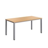 Fraction Infinity Rectangular Meeting Table (FSC) 1600 X 800 Ellmau Beech/Silver