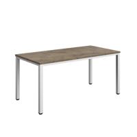 Fraction Infinity Rectangular Meeting Table (FSC) 1600 X 800 Grey Nebraska Oak/White